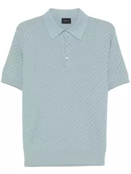 Трикотажная рубашка поло Brioni, синий