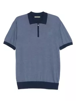 Трикотажная рубашка-поло Corneliani, синий