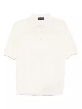 Трикотажная рубашка поло Dell'oglio, белый