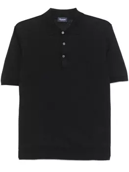 Трикотажная рубашка-поло Drumohr, синий