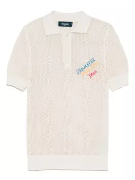 Трикотажная рубашка-поло DSQUARED2, нейтральный