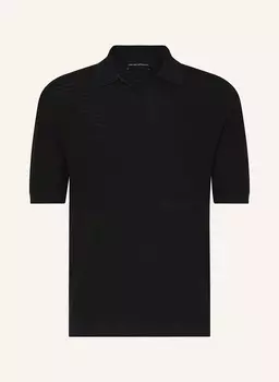 Трикотажная рубашка поло Emporio Armani, синий