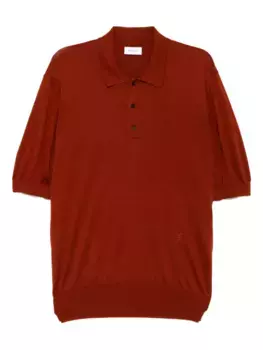 Трикотажная рубашка-поло Ferragamo, коричневый