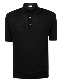 Трикотажная рубашка-поло Filippo De Laurentiis, черный