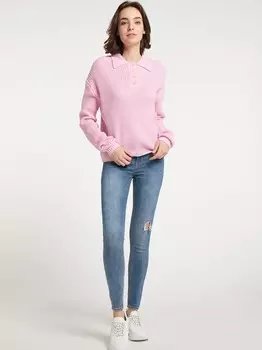 Трикотажная рубашка-поло Mymo, розовый