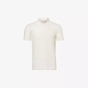 Трикотажная рубашка-поло обычного кроя maranon из хлопка Orlebar Brown, цвет cloud