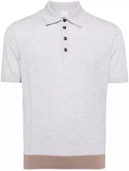 Трикотажная рубашка поло Pal Zileri, серый