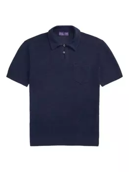 Трикотажная рубашка поло Ralph Lauren Purple Label, синий