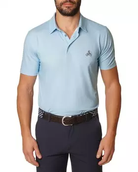 Трикотажная рубашка-поло Robert Graham Pedaling Pup, цвет Light Blue