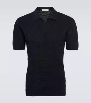 Трикотажная рубашка-поло Roddy Orlebar Brown, синий