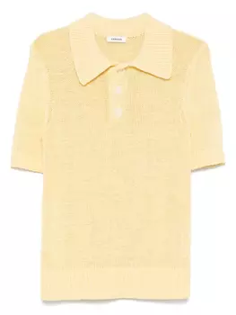 Трикотажная рубашка-поло SANDRO, желтый