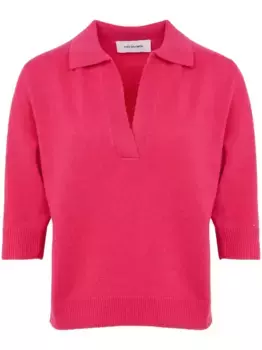 Трикотажная рубашка поло YVES SALOMON, розовый