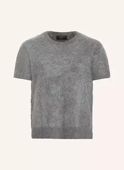 Трикотажная рубашка rebel из кашемира ALLSAINTS, серый