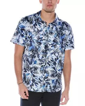 Трикотажная рубашка Роберта Грэма Донато Robert Graham, синий