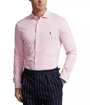 Трикотажная рубашка с длинными рукавами Polo Ralph Lauren, синий