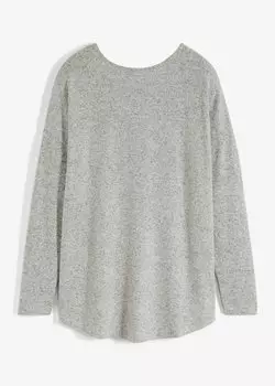 Трикотажная рубашка с вырезом на спине Rainbow, черный