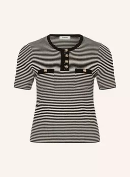 Трикотажная рубашка Sandro, черный