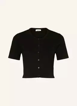 Трикотажная рубашка Sandro, черный