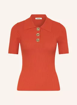 Трикотажная рубашка Sandro, оранжевый