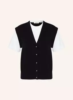 Трикотажная рубашка Sandro, синий