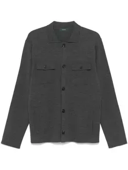 Трикотажная рубашка Zanone, серый