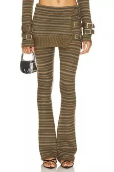 Трикотажная юбка-брюки Jaded London, зеленый