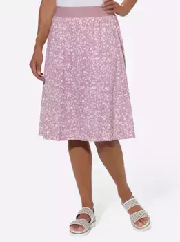 Трикотажная юбка Classic Basics, белый