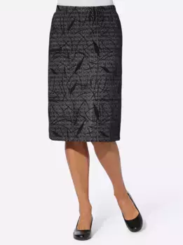 Трикотажная юбка Classic Basics, черный