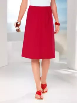 Трикотажная юбка Classic Basics, красный