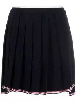 Трикотажная юбка Full Needle THOM BROWNE, синий