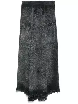 Трикотажная юбка миди Avant Toi, серый