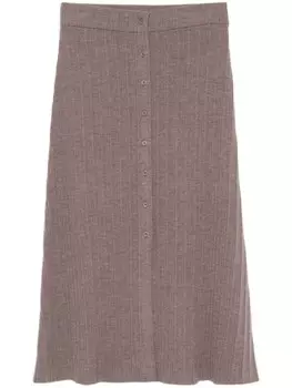 Трикотажная юбка миди Claudie Pierlot, серый