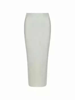 Трикотажная юбка миди Jil Sander, зелёный