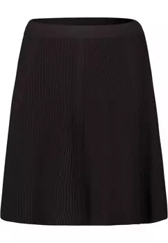Трикотажная юбка расклешенная Zero, черный