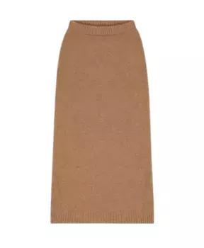 Трикотажная юбка с эластичным поясом The New Society, коричневый