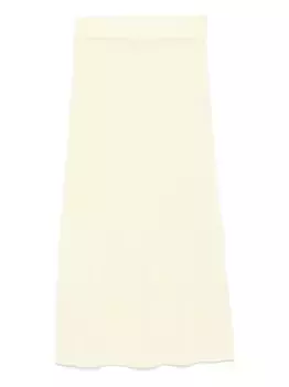 Трикотажная юбка TOTEME, желтый