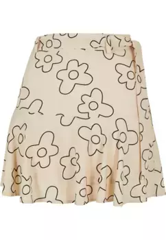 Трикотажная юбка URBAN CLASSICS " Urban Classics Ladies Viscose Mini Skort" (1 шт.), цвет Softseagrassflower
