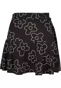Трикотажная юбка URBAN CLASSICS " Urban Classics Ladies Viscose Mini Skort" (1 шт.), черный