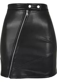 Трикотажная юбка URBAN CLASSICS " Urban Classics Ladies Synthetic Leather Biker Jacket" (1 шт.), черный