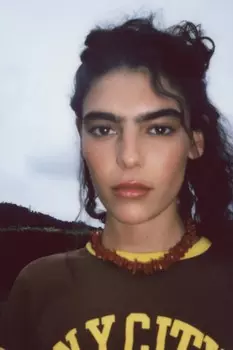 Трикотажная универсальная футболка slub ZARA, коричневый