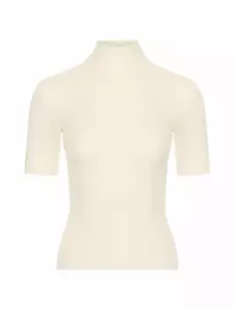 Трикотажная водолазка с логотипом Off-White, белый