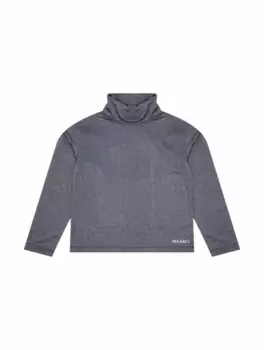 Трикотажная водолазка с люрексом Max&Co, тёмно-синий