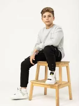 ТРИКОТАЖНАЯ СВИТШОТ LA FASHION Noizz, серый