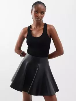 Трикотажное боди archetypes с овальным вырезом ALAA, черный