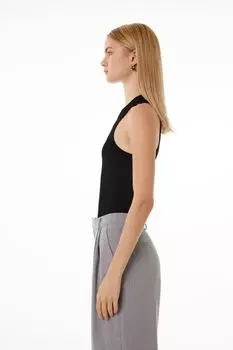 Трикотажное боди-свитер Barneys New York Forever 21, черный