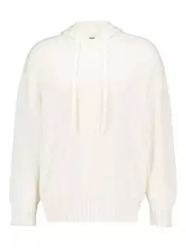 Трикотажное худи COMMAS, белый