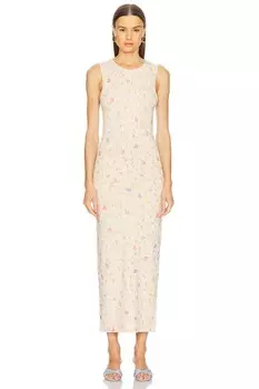 Трикотажное миди-платье By marianna lyndsey от L'Academie, floral print