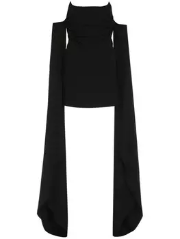 Трикотажное мини-платье Giuseppe Di Morabito, черный