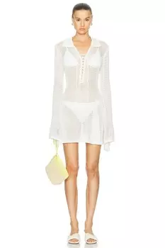 Трикотажное мини-платье Skylar Shani Shemer, цвет Cream