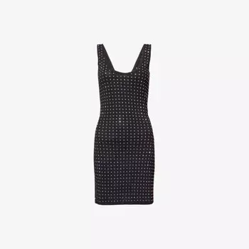 Трикотажное мини-платье Tallie со стразами 4Th & Reckless, черный